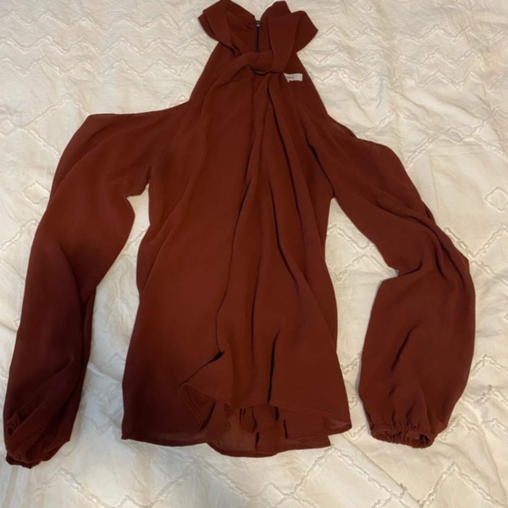 Naked Zebra long sleeve blouse